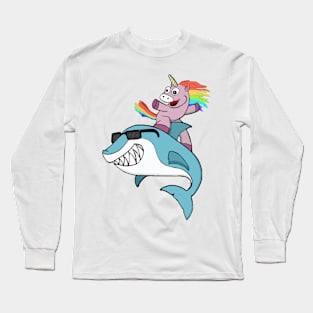 Surfing Unicorn Long Sleeve T-Shirt